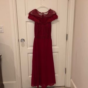 Dark Red Dress size S/M